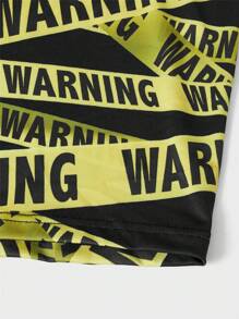 Extended Sizes 卡通 字母男士平角褲 - 彩色 - 查看 5