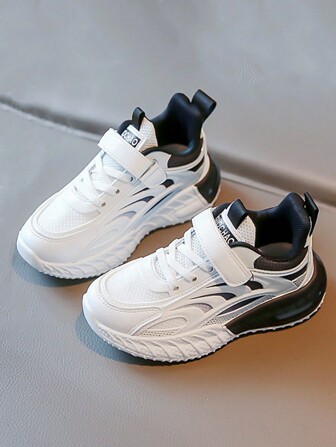 Ny stil Tjejer Atletiska Skor , För Stor Barn , Nät Enkel Pappa Gymnastikskor Med Tjock , Krok & Slinga , Idealisk För Pojkar Springskor