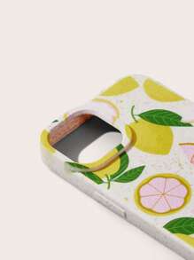 INSVY Design Studio Artist Vacation 1pc Lemon Pattern TPU Phone Case Compatible With IPhone, Holiday - Multicolor - View 2