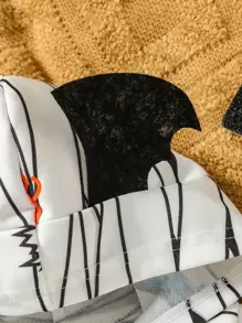 Baby Boy Cartoon Graphic 3D Ear Design Hooded Costume Sweatshirt