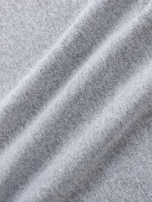 SHEIN LUNE Plus Heart Print Tee - Light Grey - View 5