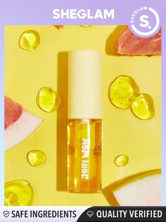 Huile Pour Les LèVres Hydratante Jelly Wow-Grapefruit Glow Gloss à LèVres Transparent Hydratant Soin Des LèVres Repulpant Et Non Collant Finition Haute Brillance Extrait De Pamplemousse Nourrissant Riche En Vitamine C CosméTiques Liquides Pour Les LèVres NoëL Gloss à LèVres D'Hiver Rouge Marque Beauté Visage Maquillage CosméTique Pour Femmes Filles Parfait Pour Hiver IdéAl Pour Y2K ÉLéGant Mode Adapté Pour Anniversaire Xmas Cadeau FêTe PrêT Meilleure Couleur