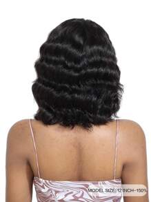 Loose Wave Layered Wig 13X4X1 T-Part Lace Wig Short Human Hair Wig For Women