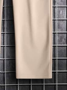 Manfinity Hypemode Lỏng lẻo Nam Dây rút Quần thể thao Với Túi xéo - Màu be - Xem 5