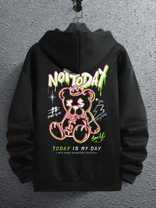 Sudaderas para hombre - Negro - Ver 3