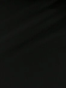 Manfinity Homme Men Ombre Polo Shirt - Black - View 4