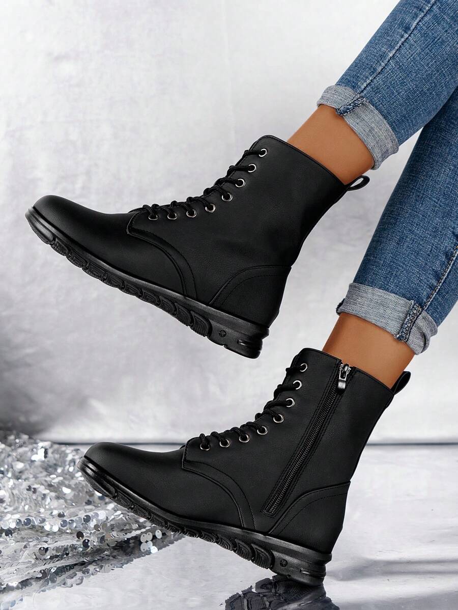 女性時尚冬天靴子適用於戶外運動