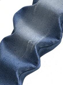 SHEIN Explorewe TWEEN BOY All-Match Casual Modern Street College Style Whisker Craft Elastic Jeans With Adjustable Drawstring Waistband & 5 Pockets, Year-Round Essential Fashionable Denim Item Summer Holiday