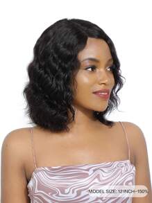 Loose Wave Layered Wig 13X4X1 T-Part Lace Wig Short Human Hair Wig For Women