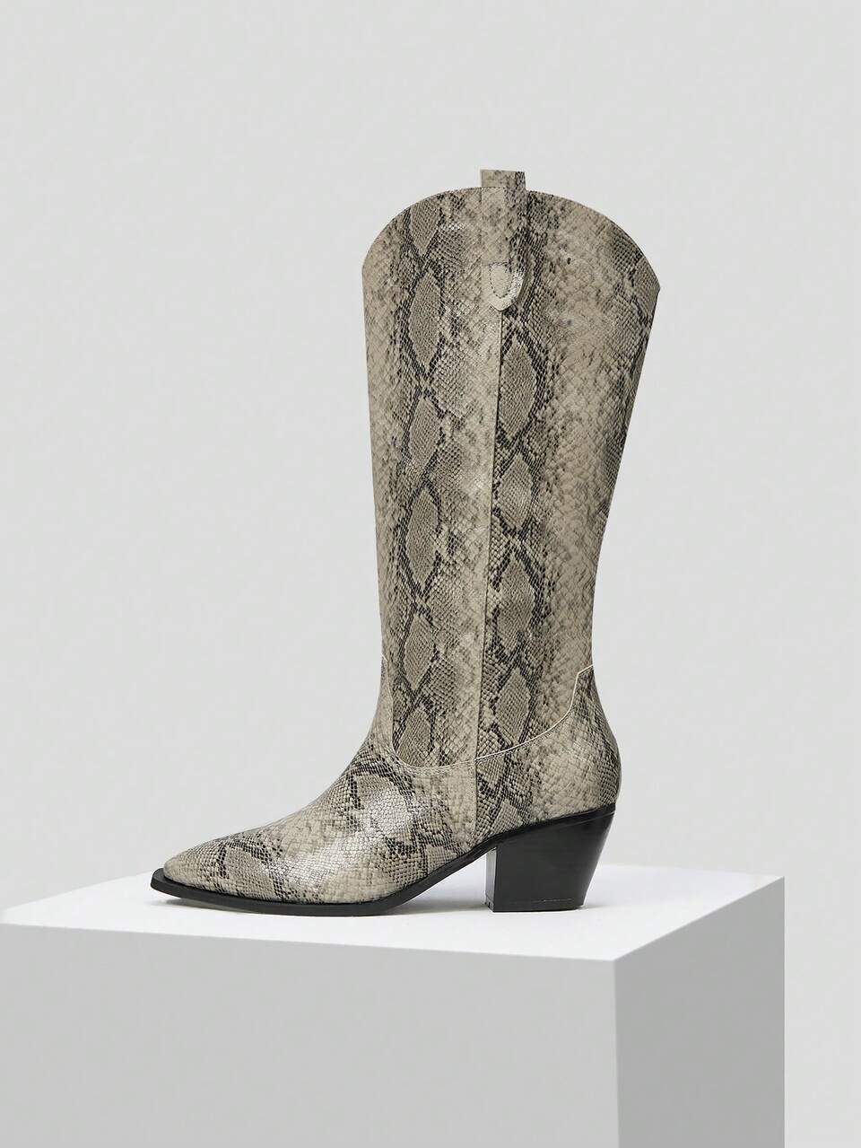 REPTILE COWBOY BOOTS