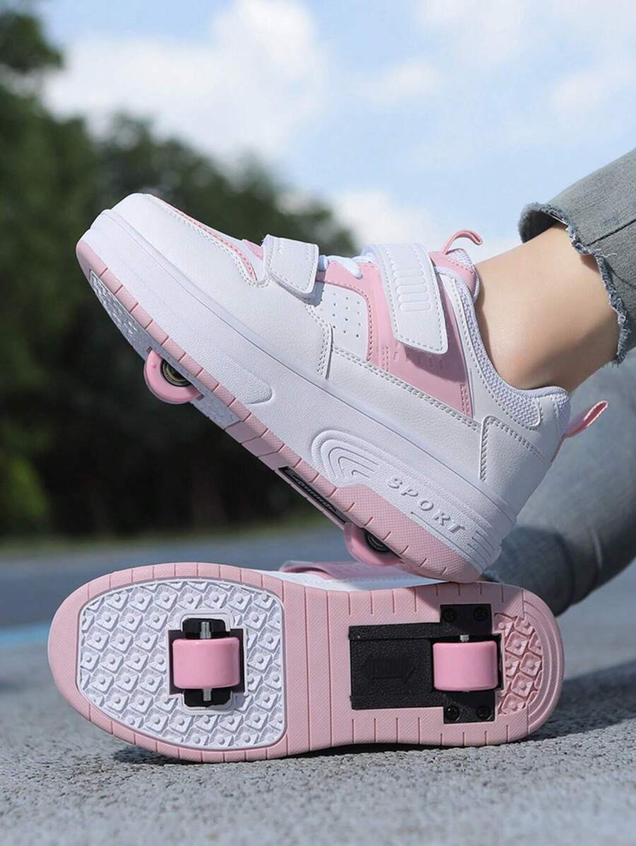 Zapatos De Ruedas De Ocio Exterior De Moda Para Niños, Para Niñas, Multicolor - Multicolor - Ver 1