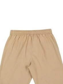 Manfinity EMRG Men Flap Pocket Side Drawstring Waist Cargo Pants - Ginger - View 6