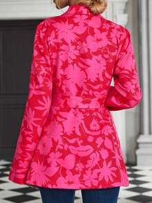 Chiquease 印花青果領腰帶西裝外套 - 彩色 - 查看 3