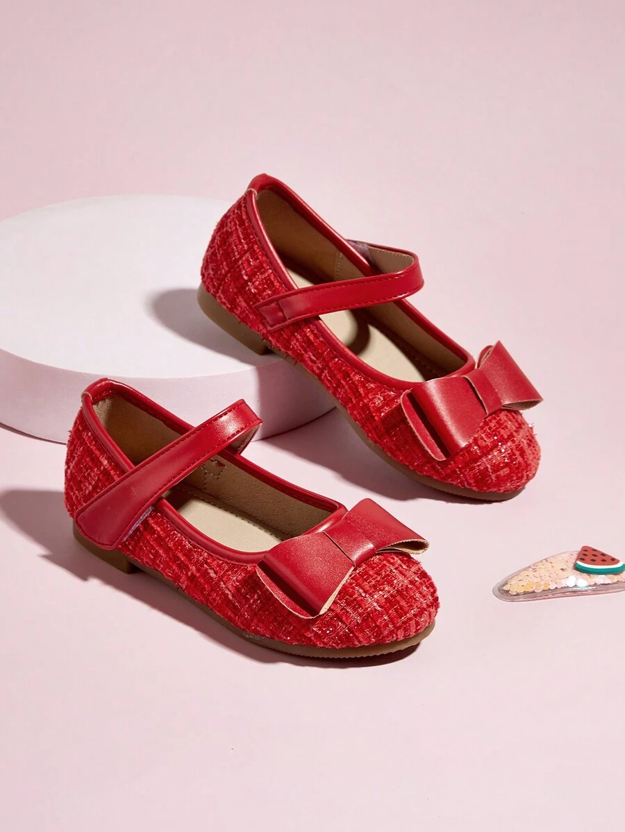 Zapatos Rojos De Princesa A La Moda Para Niñas - Rojo - Ver 1