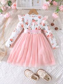 SHEIN 女童（小）洋裝 - 粉色 - 查看 2