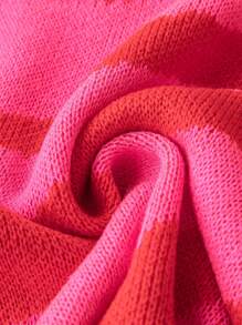 Calvaya Talla grande Jersey de color combinado