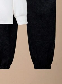 SHEIN 男童（大）兩件套 - 黑色 - 查看 8