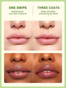 de larga duración hidratante aguacate gelatina Lápiz labial con cambio de color , Brillo de labios para relleno con