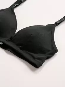 3pack Plain Wireless Bra Set - Multicolor - View 11