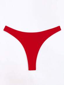 Swim Basics 2025 Quần Bikini Sexy Thong Mới Cho Nữ Mùa Hè - Đỏ - Xem 2