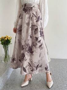 FRIFUL 印花高腰半身裙 - 彩色 - 查看 3