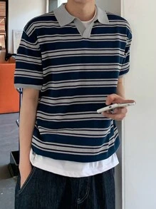 DAZY Áo dệt kim nam Sọc Giải trí - Nhiều màu - Xem 8