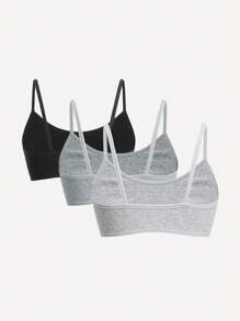 SHEIN Sujetadores & Bralettes sin aros Liso Simple - Multicolor - Ver 7