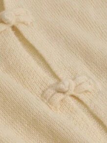 DAZY Button Up Drop Shoulder Cardigan - Apricot - View 3