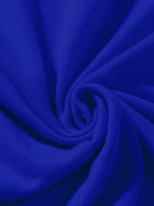 Manfinity Chillmode Men Floral & Slogan Graphic Drop Shoulder Tee - Navy Blue - View 7