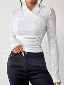 Chiquease Haft oczkowy Pomarszczona Trójnik