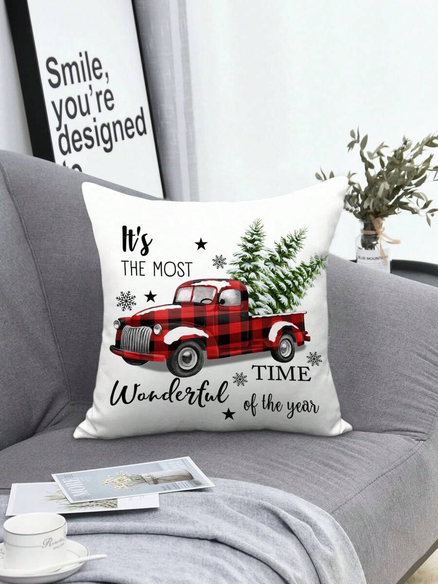 Giáng sinh In Vỏ gối - Nhiều màu - Xem 1