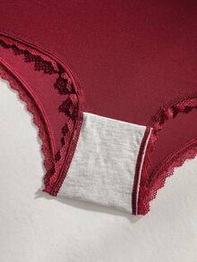 7 gói Đồ họa Chữ cái Trang trí ren Quần nữ - Nhiều màu - Xem 5