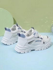 Comfortable Unisex Kids' Running Shoes For Daily Wear - Blue - View 6