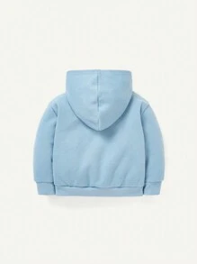 Cozy Pixies 寶寶男孩可愛恐龍圖案前袋連帽寬鬆運動服套裝 - 彩色 - 查看 2