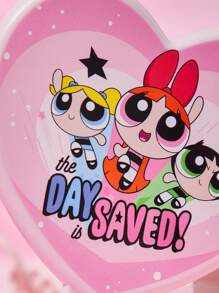 THE POWERPUFF GIRLS X SHEIN Pink Portrait Hand Mirror - Pink - View 3