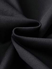 SHEIN 青少年男孩日文字母和数字图案卫衣 - 黑色 - 查看 3