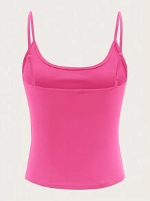 SHEIN EZwear Women's Summer Solid Color Casual Versatile Camisole