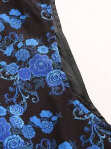 Manfinity AFTRDRK Men Plus 1pc Floral Print Waistcoat