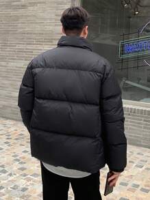 DAZY Men Zip Up Padded Coat For Winter Jacket
