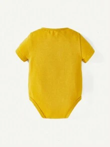 Cozy Pixies Bé trai sơ sinh 3pcs Placket nửa nút Áo liền quần chặt Với 1 Miếng Túi bảo quản - Nhiều màu - Xem 5