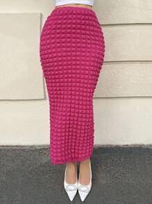 SHEIN Essnce Solid Pencil Skirt