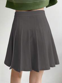 DAZY Solid Pleated Skirt,Back To School Clothes