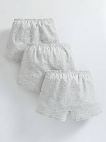 Teenager Junge 3 Stücke Boxershorts mit Einfarbig elastisch Bund