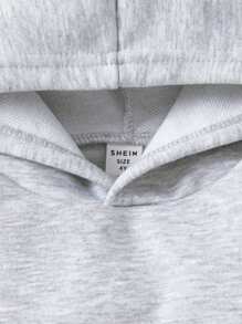 男小童卡通圖案連帽衫