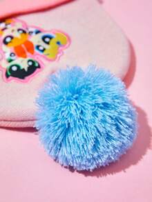 THE POWERPUFF GIRLS X SHEIN Trẻ em In Hoạt hình Mũ Beanies - Nhiều màu - Xem 7