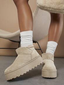 SHUZIA 女士多功能仿麂皮套穿式厚底踝靴，适合温暖的夏季、春季、春假、复活节和圣诞节穿着。