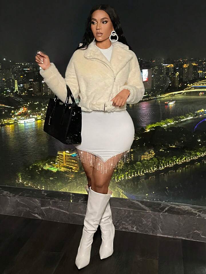 SHEIN ファージャケット ファージャケット Shein | TikTok