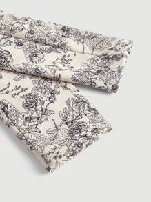 SHEIN MOD Áo khoác  âu phục nữ Nút đôi Hoa Tất cả trên in Giải trí - Nhiều màu - Xem 3