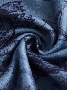 ROMWE Fairycore 蝴蝶&貝殼圖案喇叭褲 - 彩色 - 查看 3