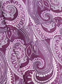 Manfinity AFTRDRK 男士大码1入組佩斯利印花馬甲 - 彩色 - 查看 3